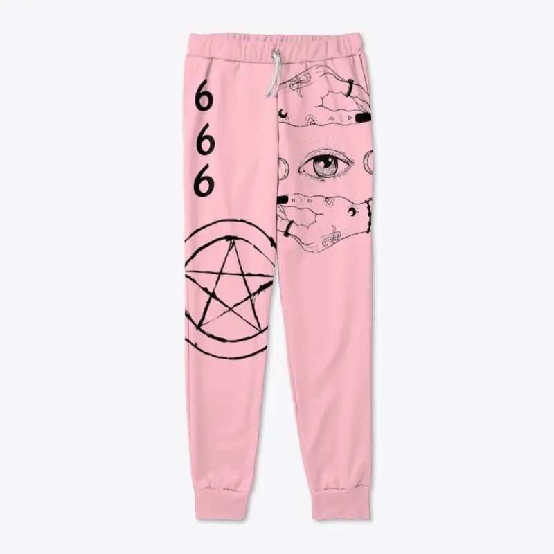 '666' Theme Joggers